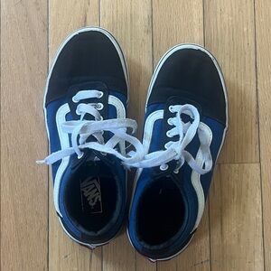 Vans Classic Black and Navy Sneakers